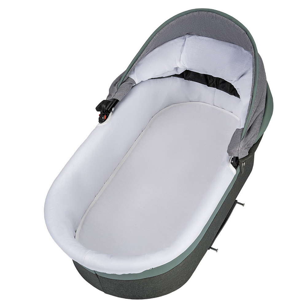 Детская коляска Alis Alvaro 2 в 1 Al 10 т.серый+св.серый+шалфей кожа