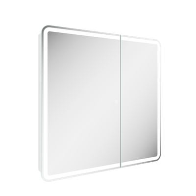 Зеркальный шкаф для ванной комнаты SANCOS Diva 800х149х800, с подсветкой, арт.DIV800