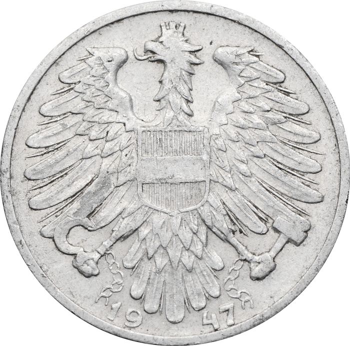 1 шиллинг 1947 Австрия XF