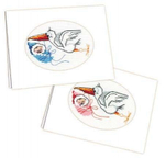 "С новорожденным"-995 открытка