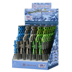 Ручка шариковая, Basir, синие чернила, серия "Ружьё", в форме оружия, с фонариком, 30 шт