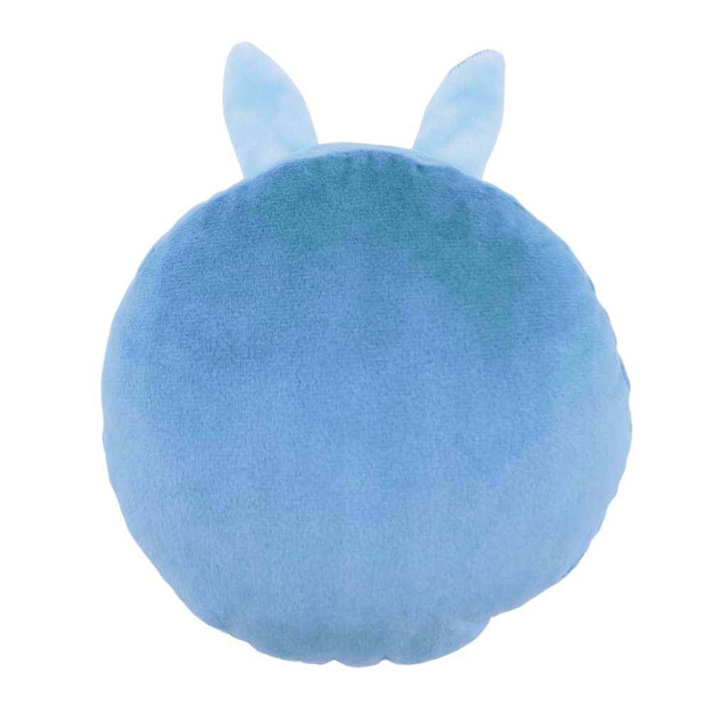 Мягка игрушка - подушка с маской для сна символ года конь "Слиппи Снежный" h 15 см