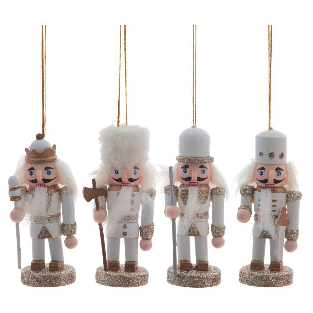 GAEM Набор из 4шт Украшение новогоднее "Щелкунчик", L17,5 W4 H10,5 см