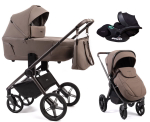 Детская коляска Peppy Monaco Thermo 3 в 1 с автокреслом Verona Black Mocco