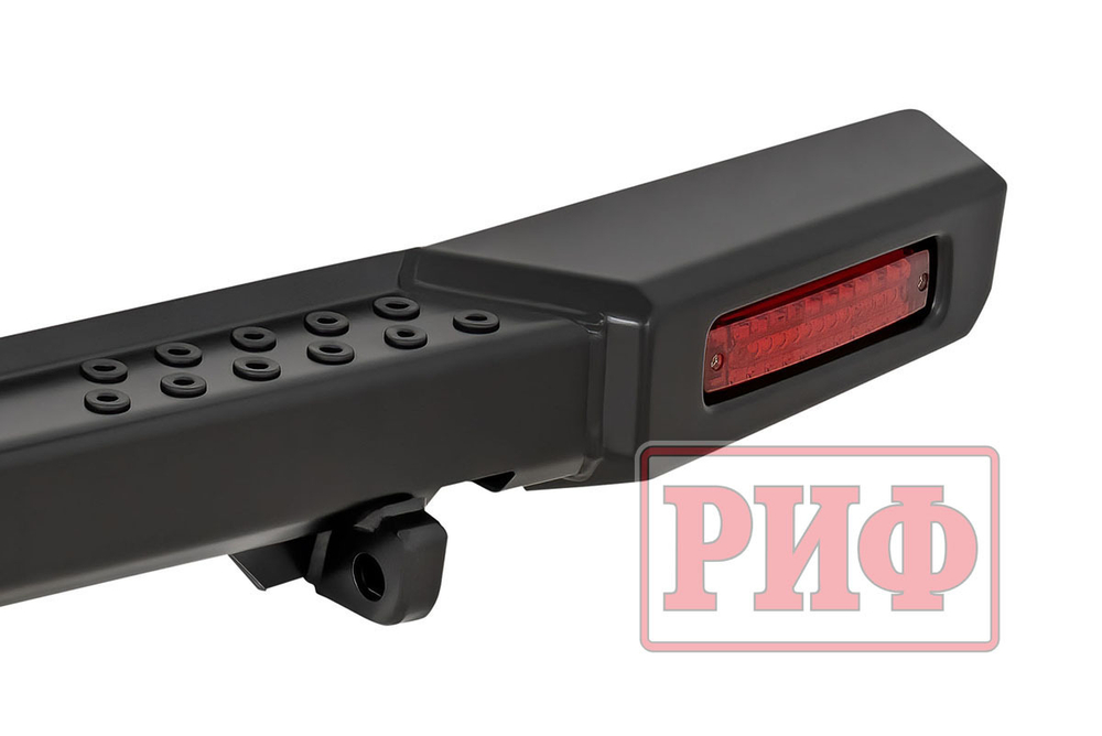 Бампер силовой задний УАЗ Буханка с фонарями, возможностью установки фаркопа, лифт 65 мм РИФ