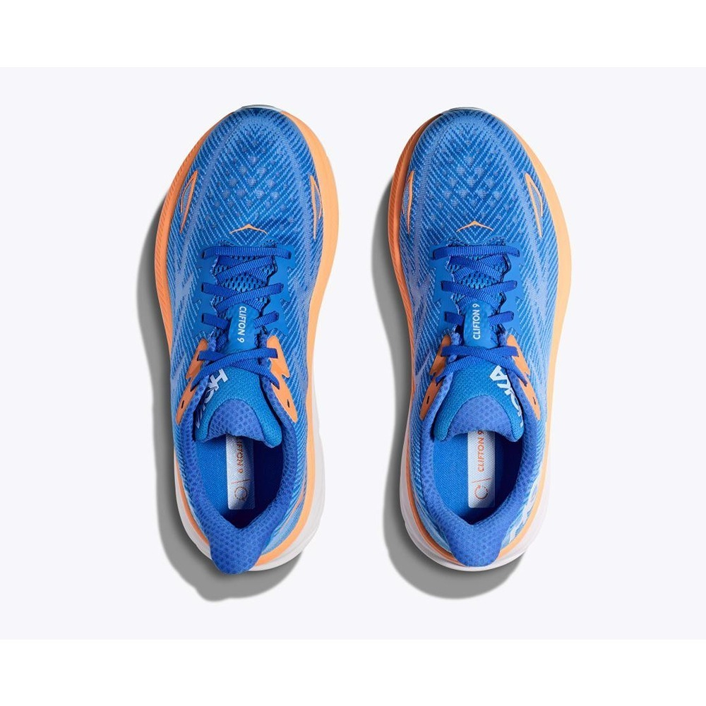 Кроссовки мужские HOKA M CLIFTON 9 WIDE Coastal Sky / All Aboard
