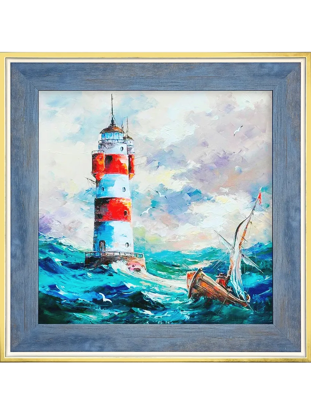 Картина на стену интерьерная на холсте 30*30 см