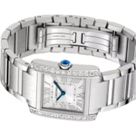 CARTIER TANK DE Quartz Movement 30m Water Resistance Women"s Watch Watch 32mm 32*27mm Silver Dial