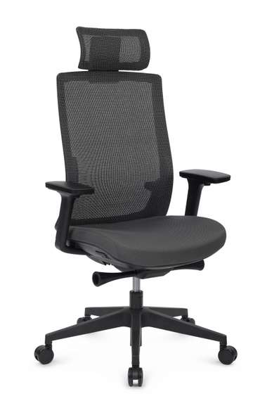 Кресло Forum CH-312A Черный пластик/Серый