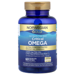 Renew Life, Norwegian Gold®, Critical Omega™, рыбий жир высшего качества, 60 капсул из рыбьего желатина
