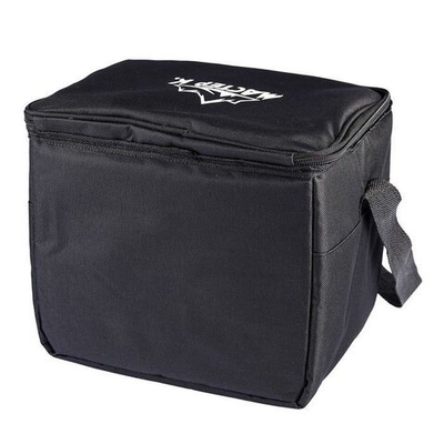 Черная термосумка с боковым карманом (объем 10 литров) (Цвет: не задано)