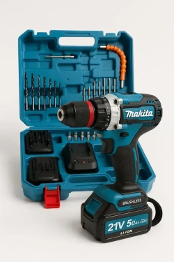 Дрель-шуруповерт, 21 В, 70 Нм, 2 АКБ