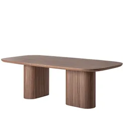 Обеденный стол VICAL 36858, 247х110 см, шпон ореха