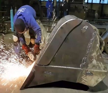 Ремонт ковша экскаватора