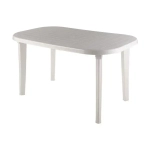 Стол овальный белый 1360х740мм