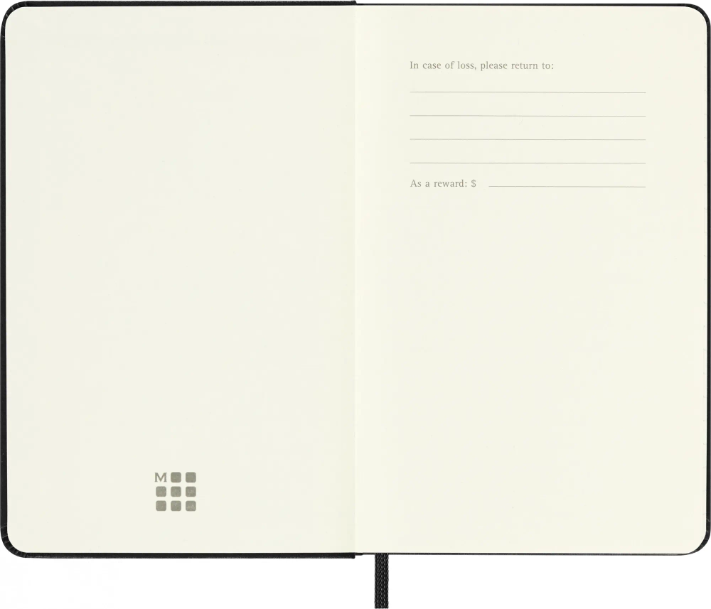 Ежедневник Moleskine (DHB12DC2) Classic Pocket 90x140мм 400стр. черный