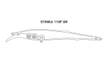 Воблер LureMax STINKA 110F MDR-076 (110FDR-076) 12 г.