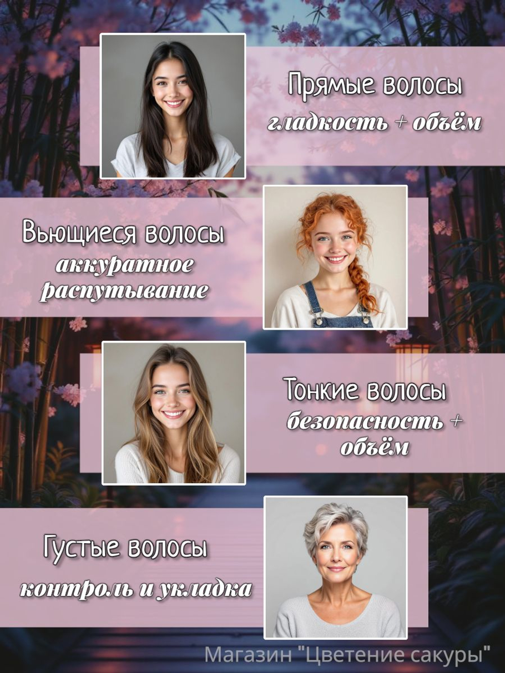 Большой гребень для волос моделирующий рыбья кость, черный, размер 21.5 х 5.8 см