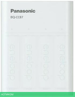 Аккумулятор с зарядным устройством Panasonic Eneloop BQ-CC87/4xBK-3MCCE USB-Charger (K-KJ87MCD40USB)