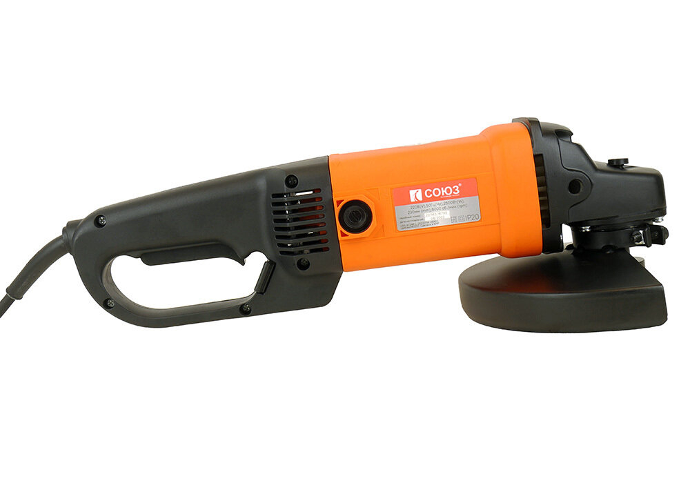 Машина углошлифовальная СОЮЗ УШС-9024П 230мм,2500Вт удл.пов.рукоятка