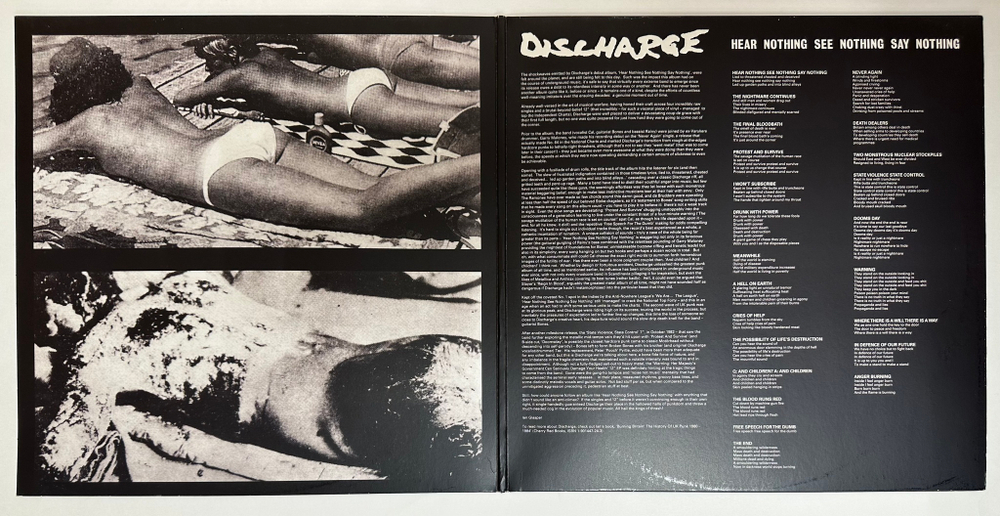 Discharge - Hear Nothing See Nothing Say Nothing (Англия 2016г.)