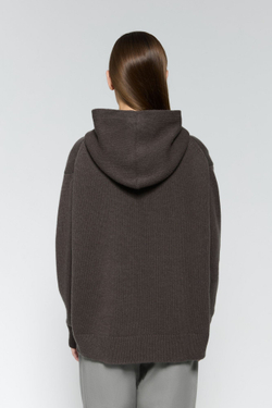 Худи  из объемной шерсти