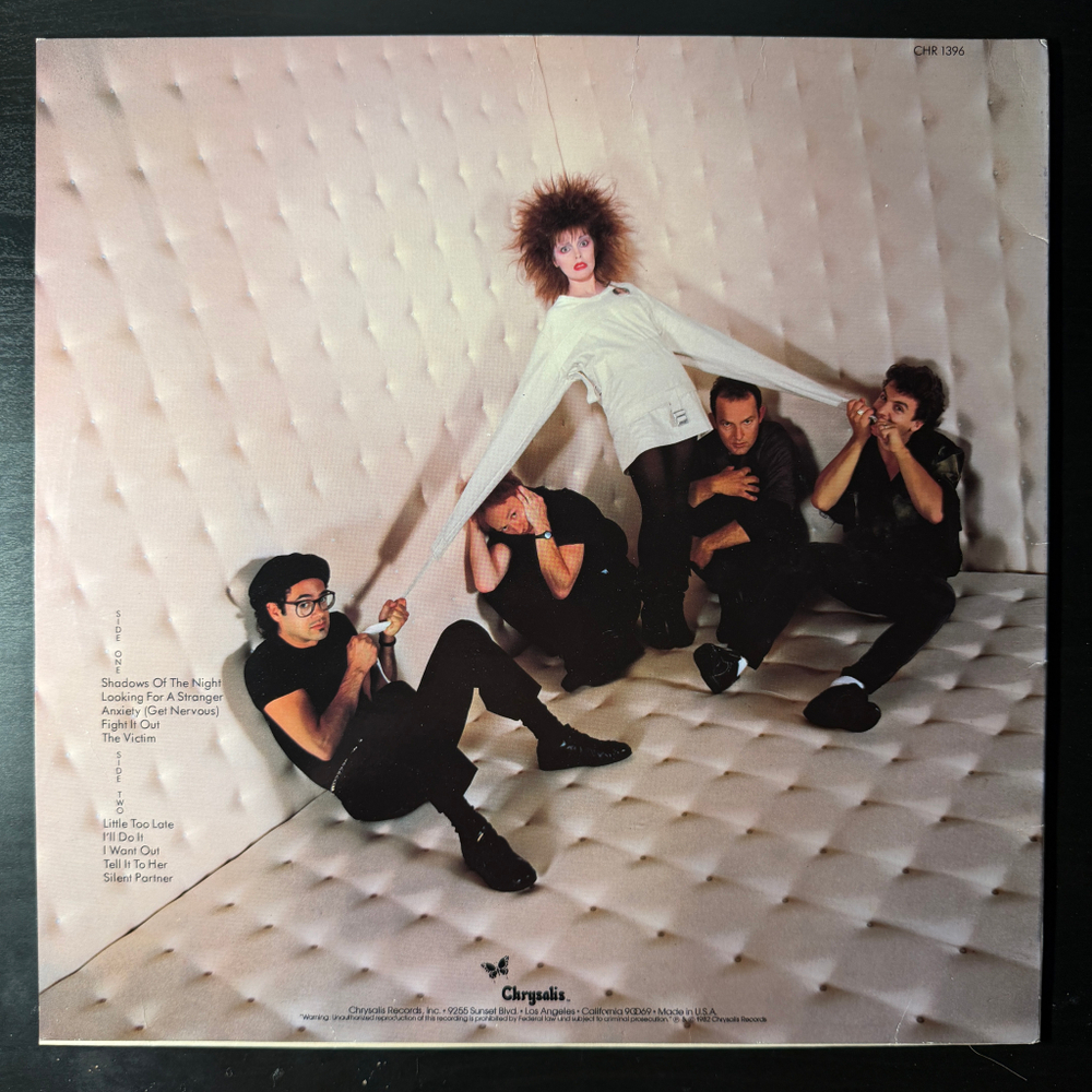 Pat Benatar ‎– Get Nervous (Швеция 1982г.)