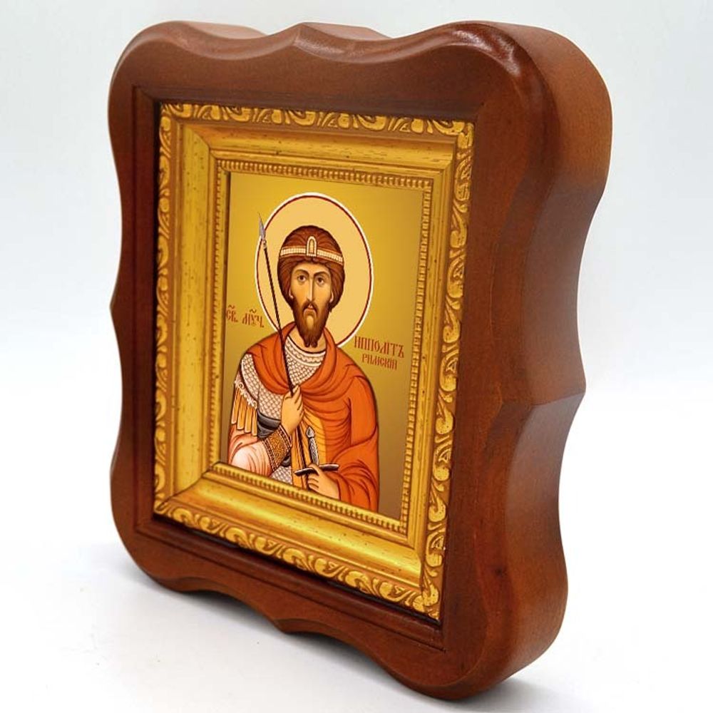 Ипполит Римский святой мученик. Икона на холсте.