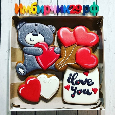 Имбирные пряники Любовь