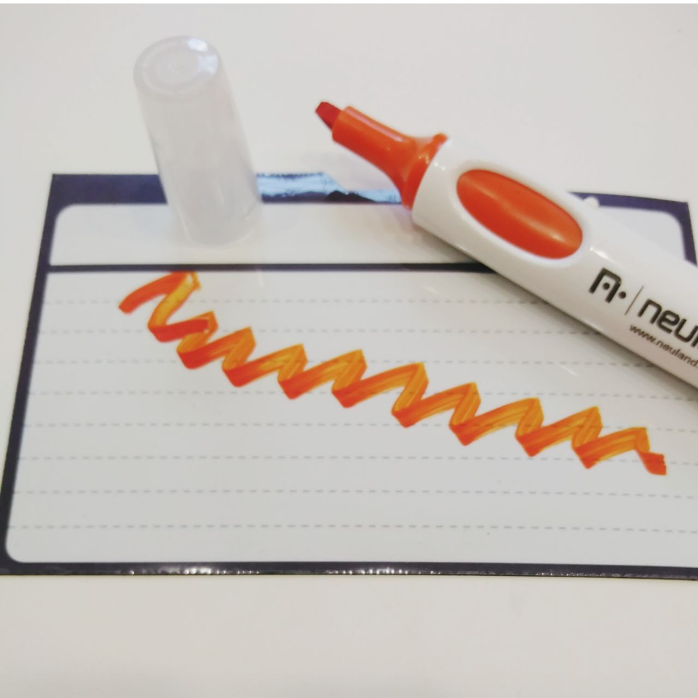 Набор маркеров для белой доски Neuland No.One® Whiteboard, скошенный кончик 2-6 мм, 5 цветов