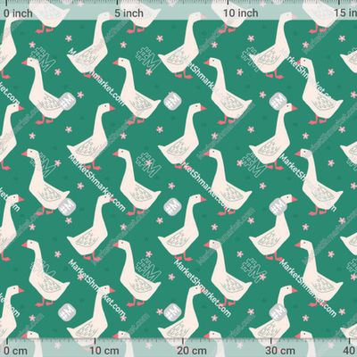 Гуси на лугу by АРТ ДЕКОРЫ 448 DPI