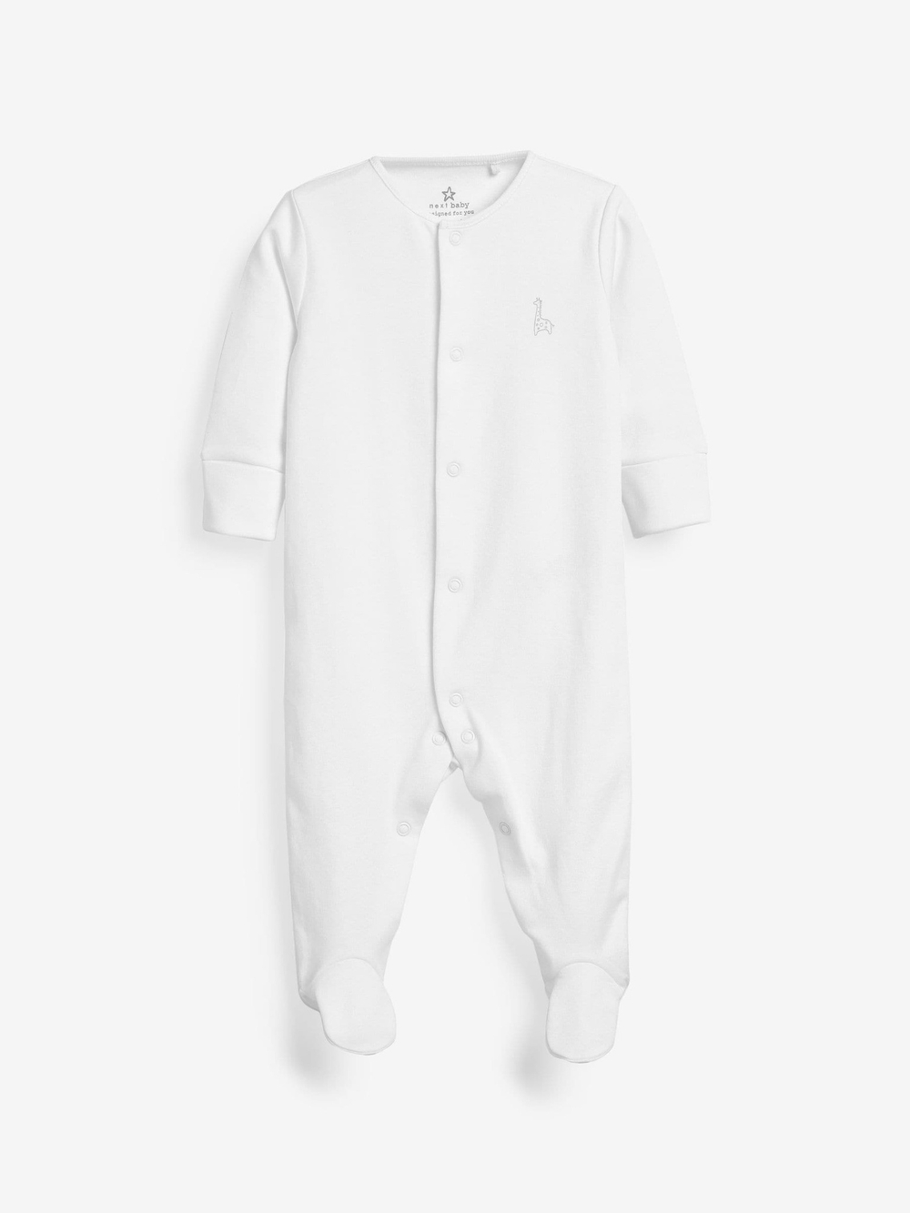 Комбинезон / Cлип для малышей Next 168-444, 3 шт., Белый
