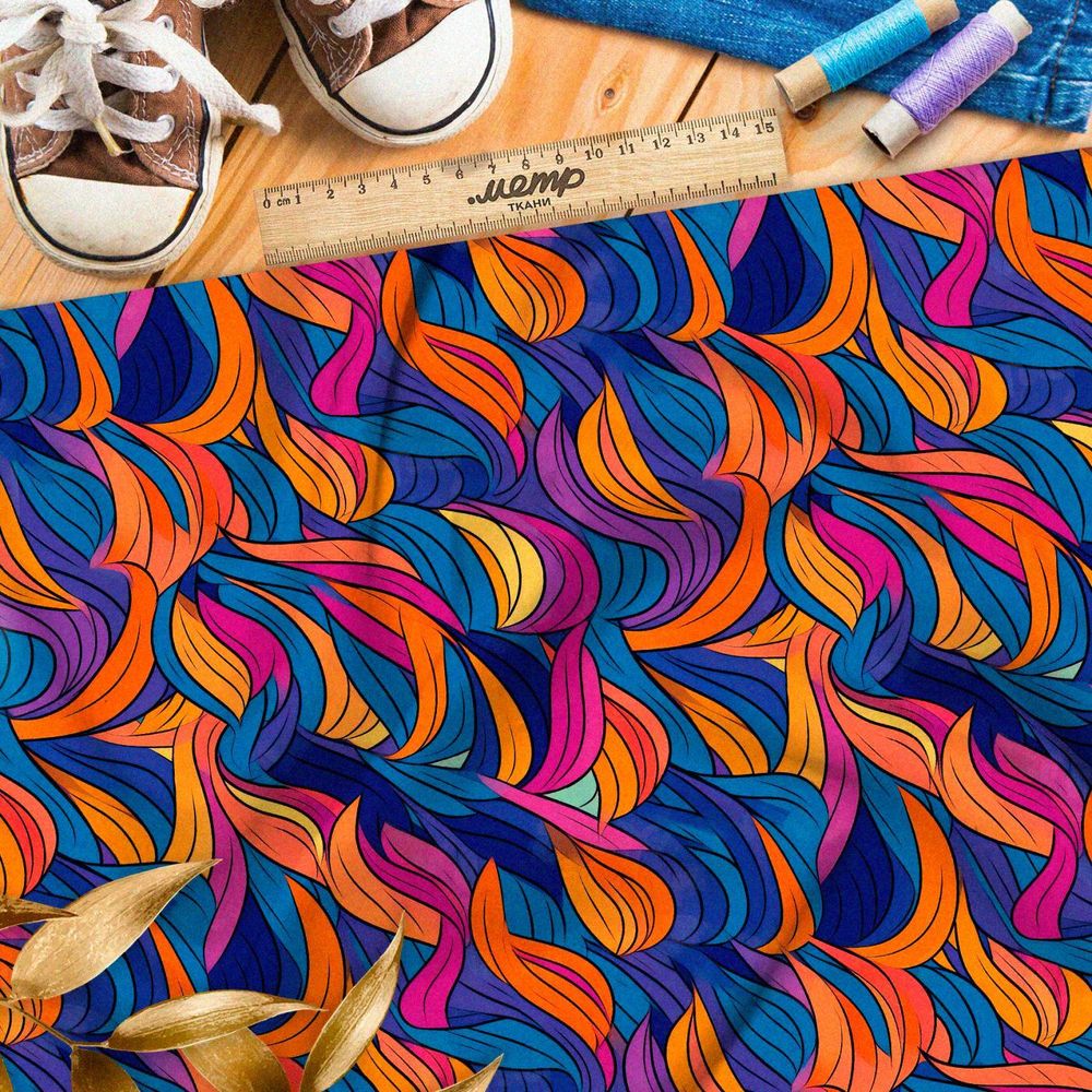 Ткань Барби волшебные рисунки фантазии