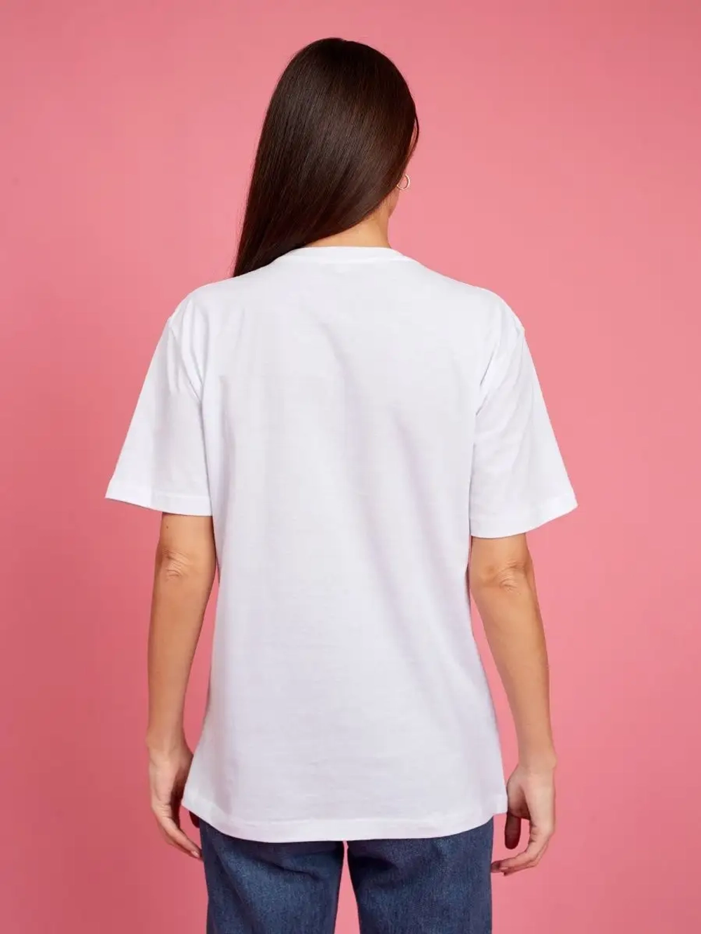 Футболка бруклин женская оверсайз с принтом