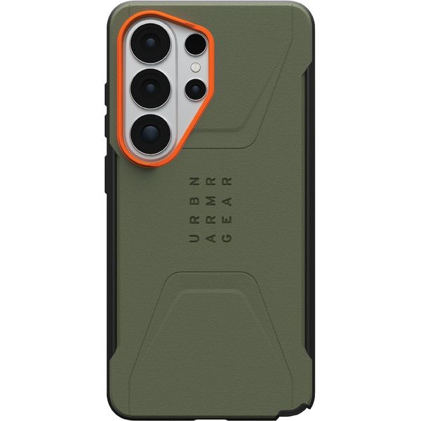 Чехол Uag Civilian Case для Galaxy S26 Ultra, Оливковый/Оранжевый | Olive Drab/Orange