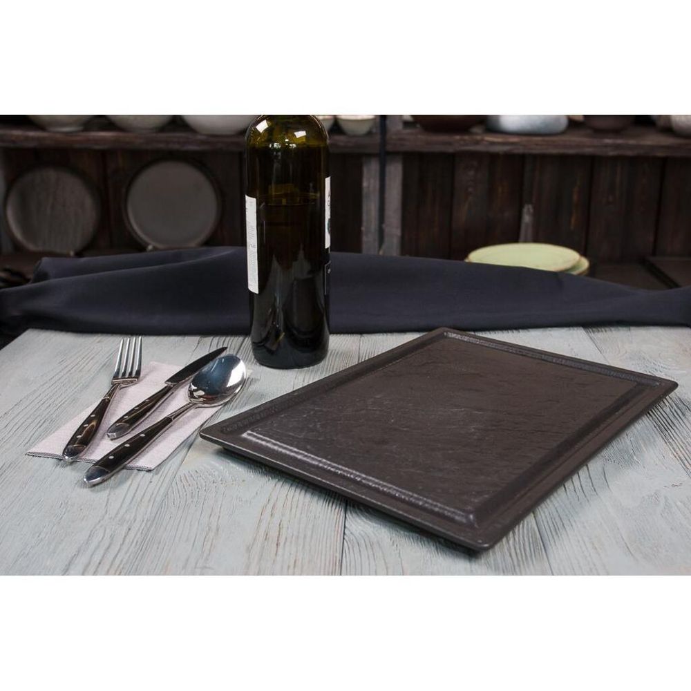Блюдо прямоугольное 33*24 см h1,7 см для стейка   P.L. Proff Cuisine [1]