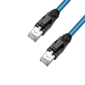 Adam Hall K4CAT50050I - патчкорд витая пара RJ45 - RJ45 CAT5e, 0.5 м, синий