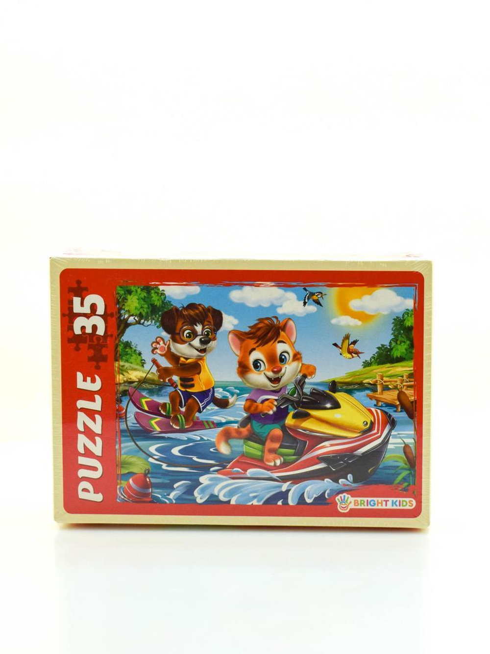 Пазлы 35эл. "Мото и Город" (ПУ35-5910)