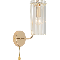 Бра светильник Rivoli Zoe 1064-401 настенный 1хЕ14 40 Вт хрусталь с выключателем | Хрусталь