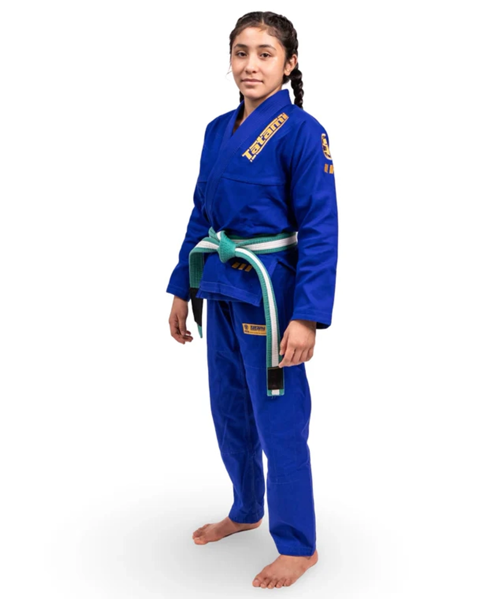 Детское кимоно Tatami PRO SERIES - BLUE & CHAMPION GOLD