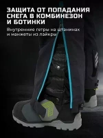 СНЕГОХОДНЫЙ КОМБИНЕЗОН FINNTRAIL WIDETRACK PRO GRAPHITE