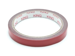Скотч двухсторонний RED 3М 12мм*2м KING K-00079