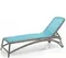 Шезлонг Atlantico, тортора/голубой