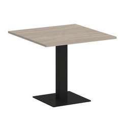 Onix Direct Стол квадратный O.SPRG-2 Дуб Аттик/Металл Черный 900*900*750