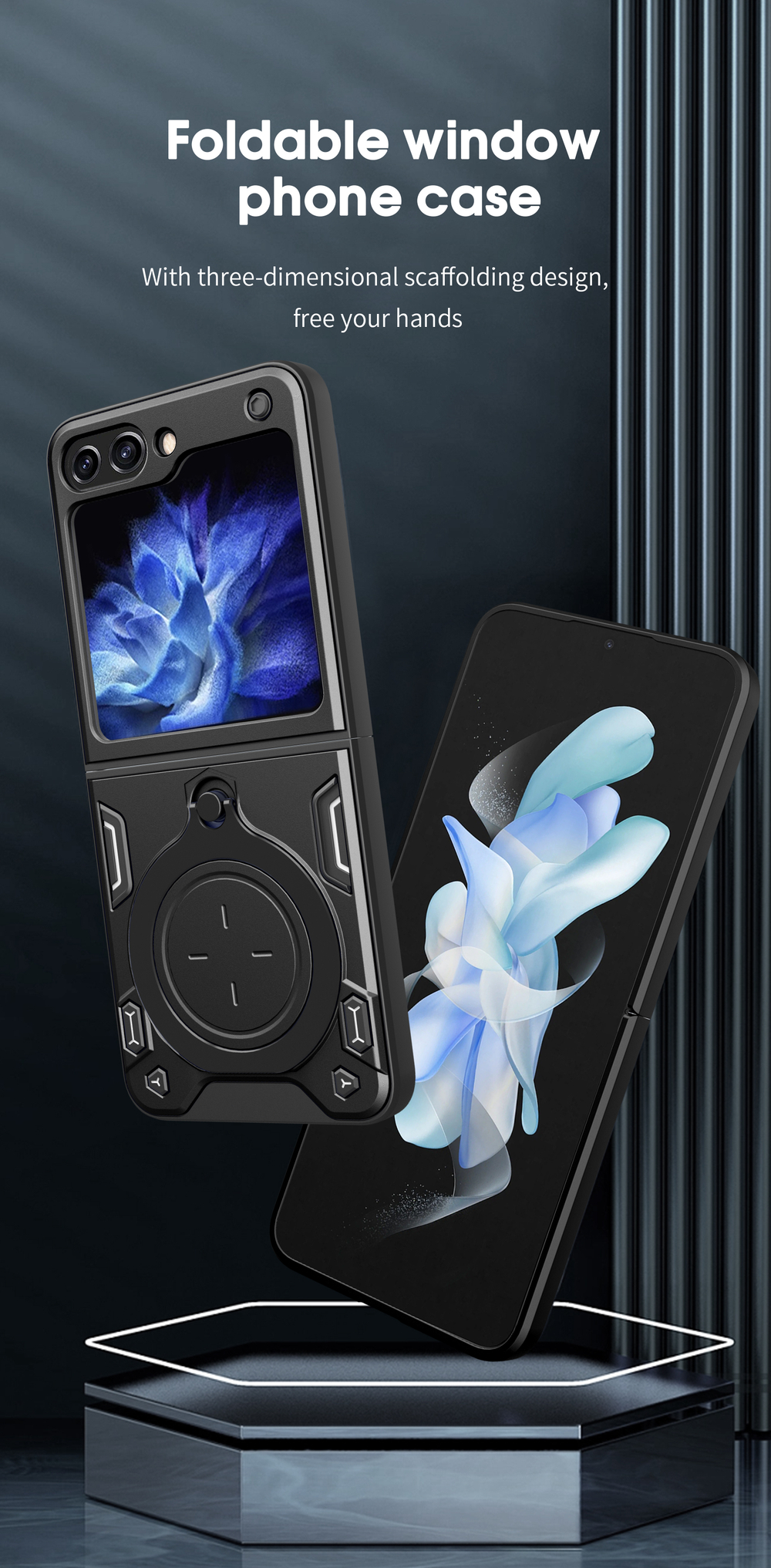 Чехол с кольцом Big Ring Case для Samsung Galaxy Z Flip 6