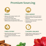 VAHDAM India, Infusions, травяной чай, гибискус, без кофеина, 100 пакетиков для заваривания, 180 г (6,35 унции)