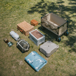 Тележка туристическая Naturehike Light 88х46х93 см, 100 л, коричневая