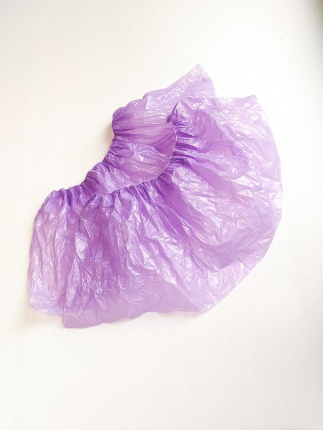 Бахилы п/э 4г, "Экстра" с 2-ой резинкой