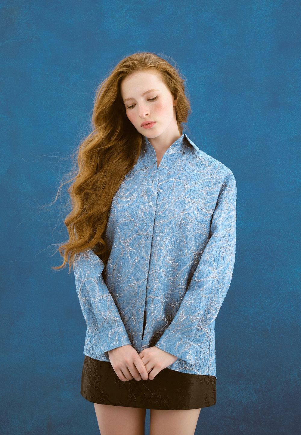 Рубашка с длинным рукавом Ice blue