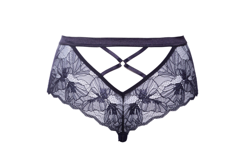 Трусики-стринги с завышенной линией талии Volare (Размер: 42) (Цвет: темно-синий)